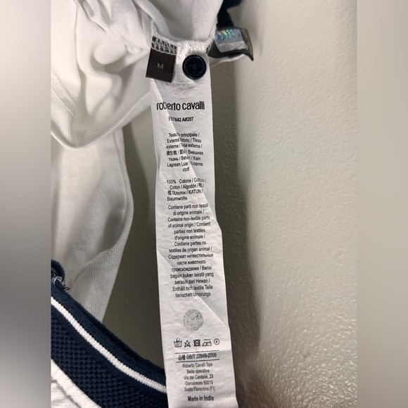 BLACK FRIDAY SALE | Roberto Cavalli Crest Polo Shirt - Picture 7 of 7